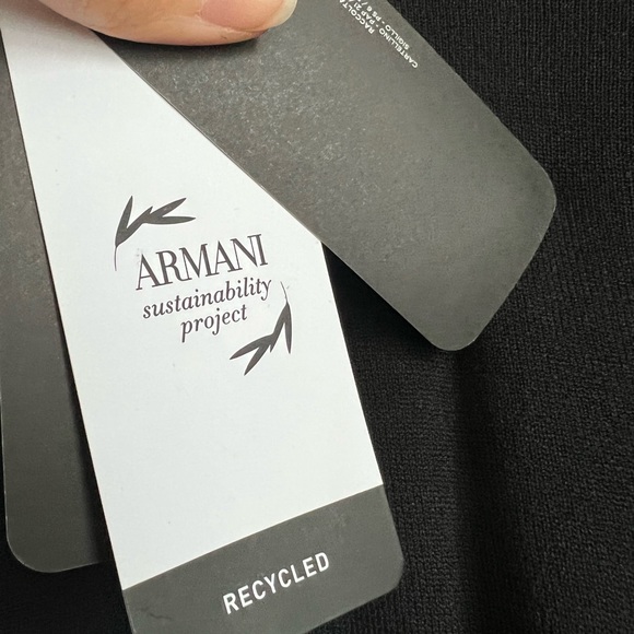 Black knit Armani Exchange pullover - Picture 5 of 6